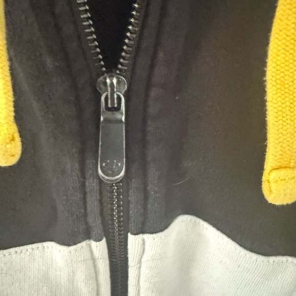 True Religion Black and Yellow Hoodie size S - Picture 7 of 9